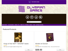 Tablet Screenshot of olympiangames.com.au